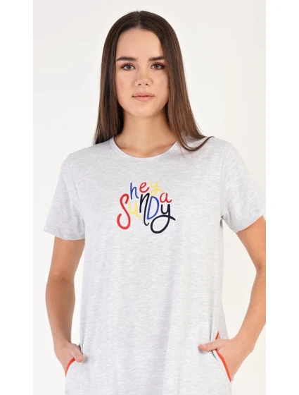 Dámské domácí šaty s krátkým rukávem Hey model 18728686 - Vienetta