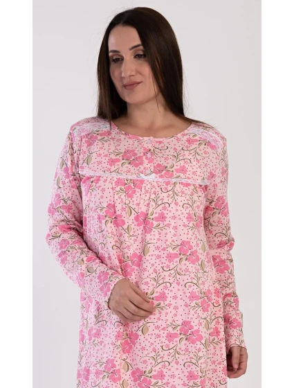 Dámská noční košile s dlouhým rukávem model 20699796 - Vienetta