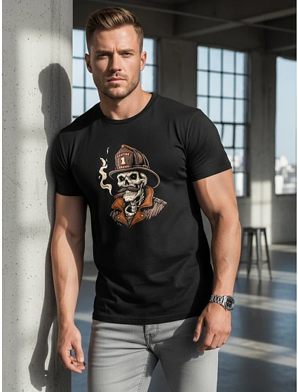 Koszulka męska z nadrukiem model 22084560 - FashionStreet