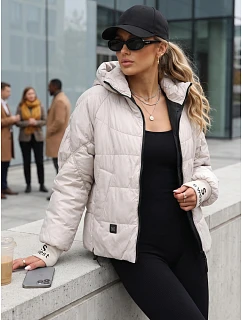Kurtka damska pikowana z kapturem  model 22350556 - FashionStreet