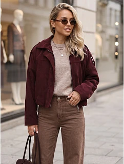 Kurtka damska  bordowa model 22361906 - FashionStreet