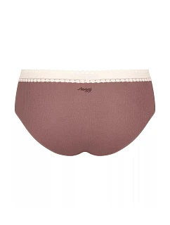sloggi GO Ribbed R Hipster C2P - BROWN - SLOGGI BROWN - SLOGGI