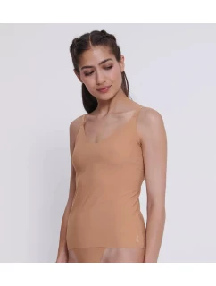 sloggi ZERO Feel 2.0 Spaghetti Top - BROWN - SLOGGI BROWN - SLOGGI