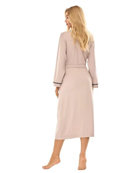 model 21052833 dlouhý dámský župan z viskózy M2XL - L&L