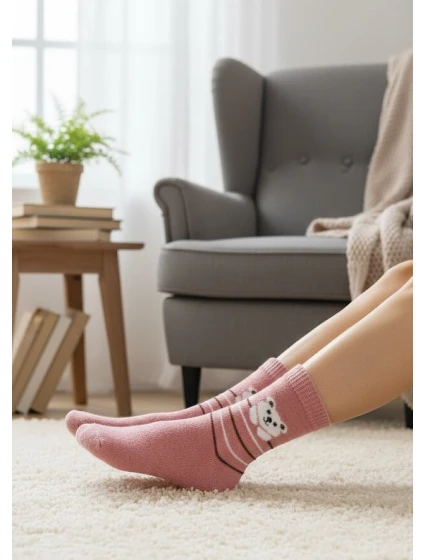 002 Dámské ponožky Angora model 21393594 3542 - WiK