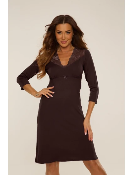 Dámská noční košile De Lafense 810 Lilian 7/8 M-2XL