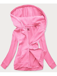 Světle růžová dámská sportovní mikina model 22372271 - J.STYLE