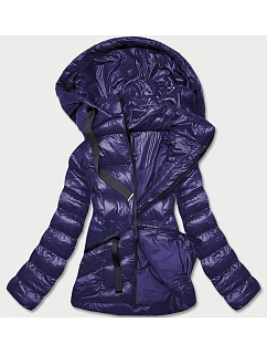 KRÓTKA KURTKA ZIMOWA DAMSKA GRANATOWA model 21244771 - J.STYLE
