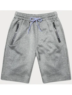 Světle šedé krátké pánské kraťasy model 18436102 - J.STYLE
