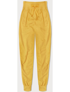 Tenké žluté teplákové kalhoty (CK03-117)