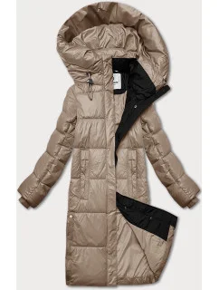 Dámská zimní bunda v barvě s kapucí model 21248578 - Glakate