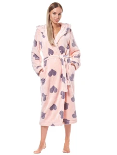 Dámský župan Kola long pink - L&L