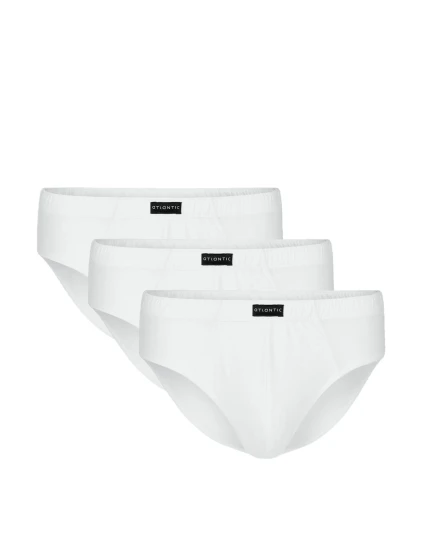 Pánské slipy 006 white 3 pack - Atlantic