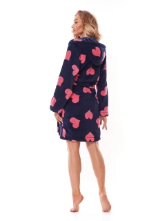 Dámský župan model 20952046 Futura dark blue - L&L