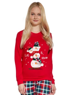 Dívčí pyžamo model 20812908 Snowman 2 - Cornette