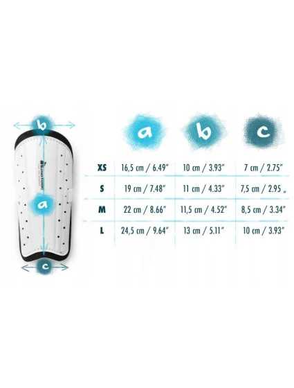 Fotbalové chrániče holení Meteor S