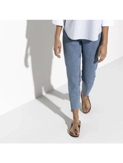 Dámské žabky Gizeh Leather Brown  dámské model 20701410 - Birkenstock