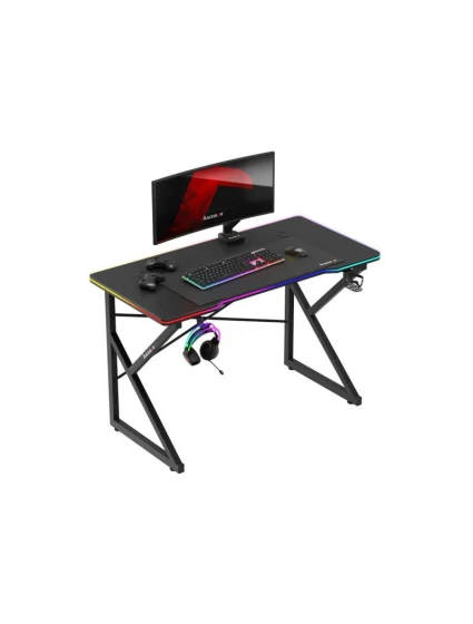 Herní stůl Hero model 21326128 RGB Black - Huzaro
