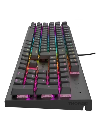 model 21491506 Herní klávesnice USB QWERTZ německá černá - Genesis