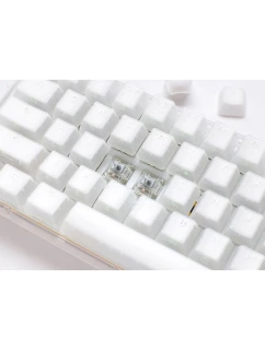 One 3 Aura White SF Herní USB QWERTY klávesnice American model 21491743 White - Ducky