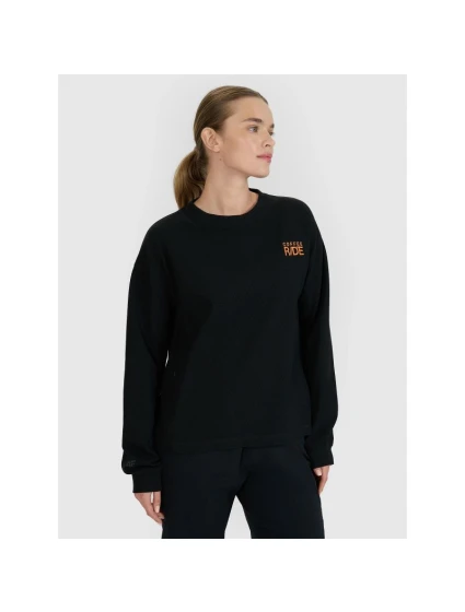 Dámské tričko oversize s potiskem a dlouhým rukávem model 21434571 - 4F