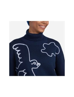 W model 21453198 Roll Neck Sweater modrá - Rossignol