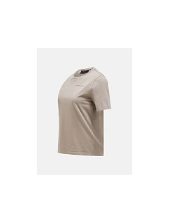 Tričko Peak Performance W Original Small Logo Tee, béžové