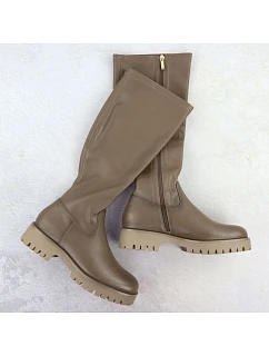 Dámské boty na platformě khaki model 22317964 - Potocki