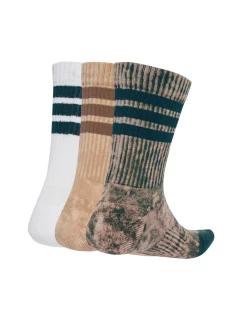 Crew 3 páry ponožek s 3 pruhy model 21493416 - ADIDAS