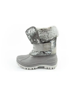 Lee Cooper zimní sněhule dětské zateplené sněhule pro dívky šedé