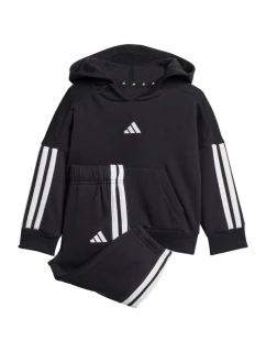 Dětské tepláky Essentials Joggers 3 Stripes Fleece Hoodie black model 21812218 - ADIDAS