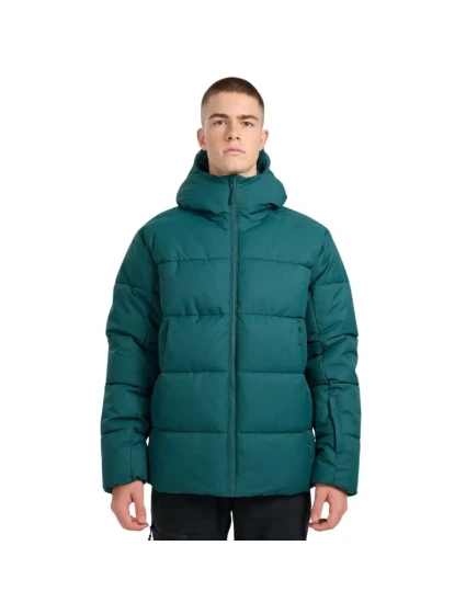 Pánská lyžařská bunda  tmavě zelená WAW25TTJA pánské model 21813098 - 4F