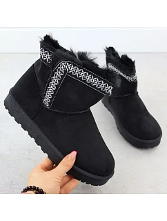 Dámské sněhule semišové černé model 22317975 - Potocki