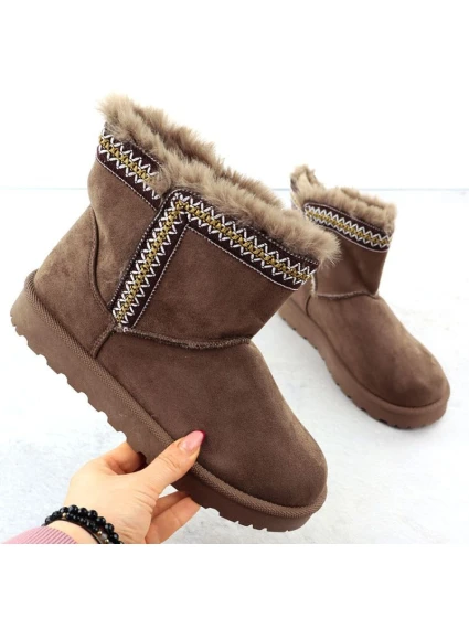 Dámské sněhule semišové hnědé Potocki model 21906182