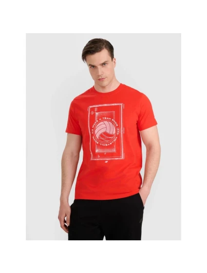 Pánské volejbalové tričko s potiskem model 21815672 pánské - 4F