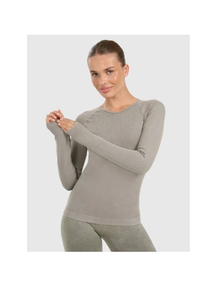 Dámské rychleschnoucí slim tričko na jógu a s dlouhým rukávem  dámské model 21815739 - 4F