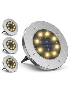 LAMPA SOLARNA 8 LED SMD DO WBICIA W PODŁOŻE KPL.4SZT