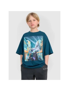 Chlapecké tričko oversize s potiskem model 21816848 - 4F