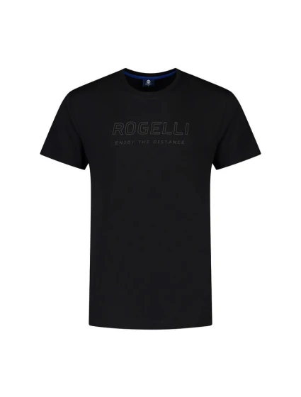 Rogelli pánské tričko LOGO černé 2XL