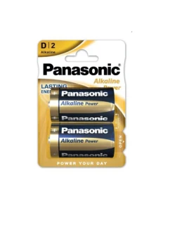 Baterie LR20 D PANASONIC blistr 2 kusy