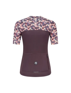 Rogelli ESSENTIAL GRAPHIC dres bordó-korálová L