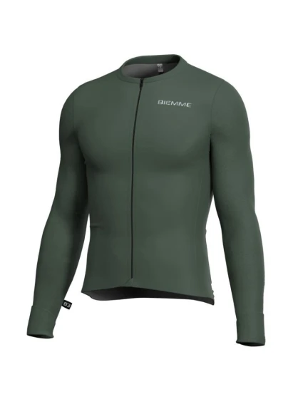 tričko s dlouhým rukávem model 21851049 zelené XL - Biemme