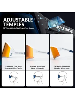 okulary sportowe białe z model 21855285 - Rockbros