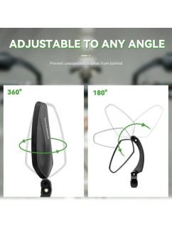 Zrcátko na kolo Rockbros pravé 26210001002 černé