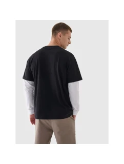 Oversize hladké unisex tričko 4F 4FRAW24TTSHU2672-20S