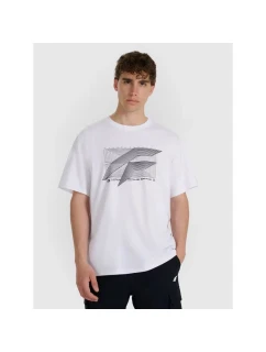 Pánské tričko s potiskem 4F 4FRAW25TTSHM3259-10S pánské