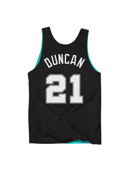 Mitchell & Ness Tílko San Antonio Spurs Tim Duncan pánské oboustranné tričko
