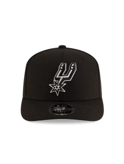 New Era 9SEVENTY San Antonio Spurs NBA Team Black Stretch Snapback Cap - 60755445