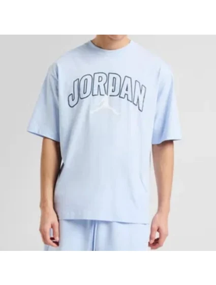 Pánské tričko Air Jordan Brooklyn Arch Logo Blue - IB7347-407