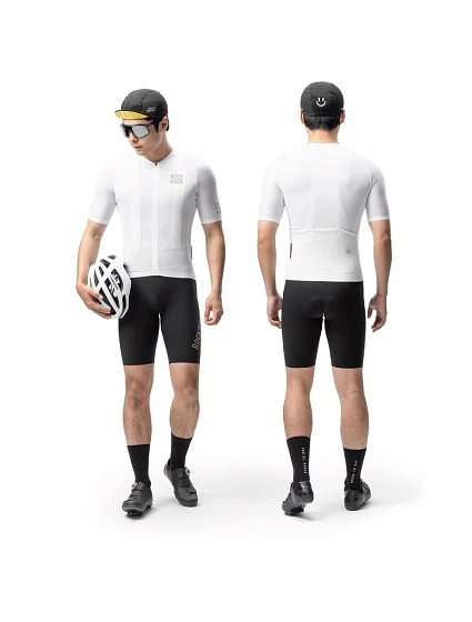 model 22114113 Cyklistický dres Diamond s krátkým rukávem velikost XL bílý - Rockbros